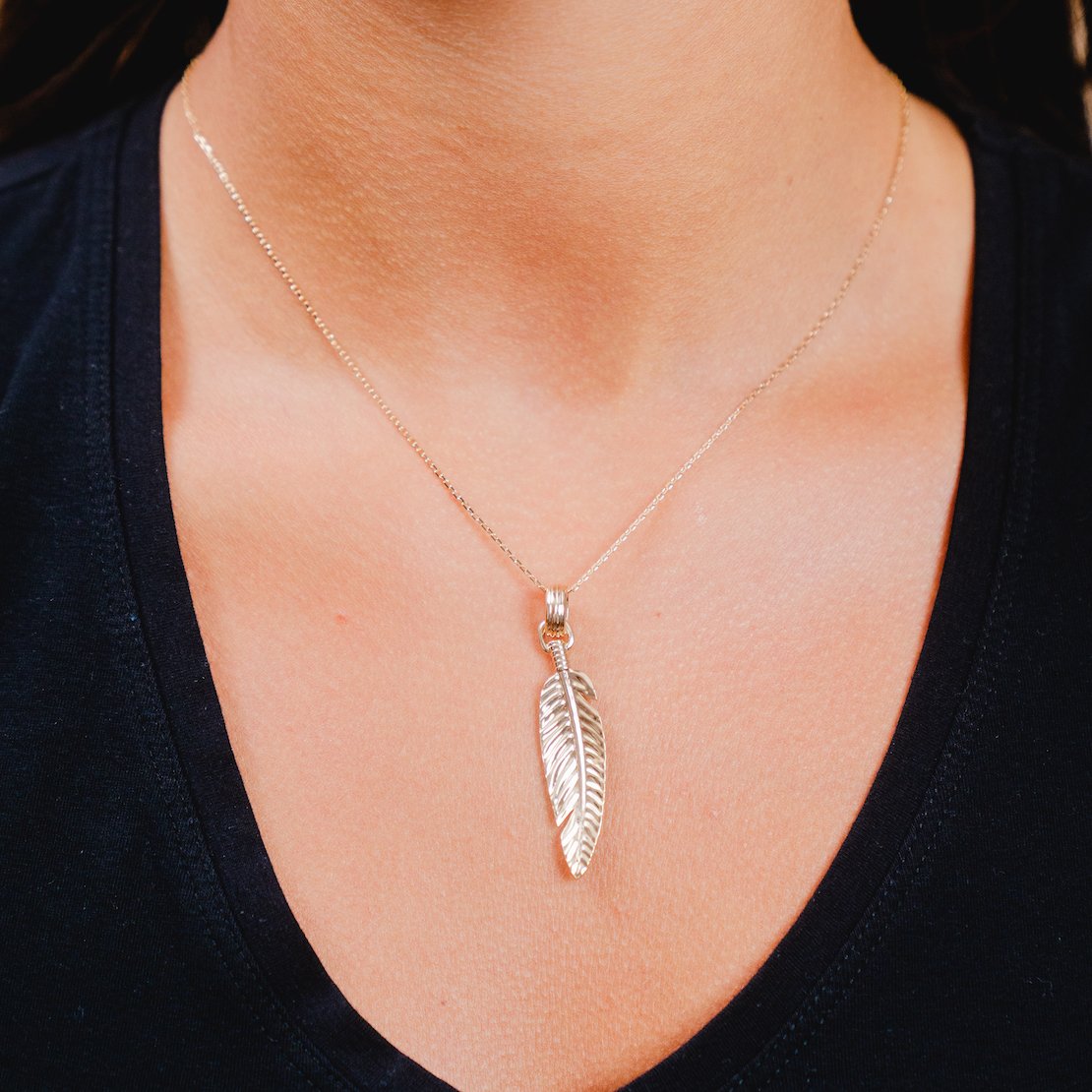 Burren Jewellery 18k gold plate through the midnight street pendant