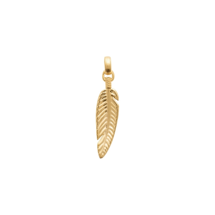 Burren Jewellery 18k gold plate through the midnight street pendant