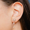 Burren Jewellery 18k gold plate universal beauty earrings model
