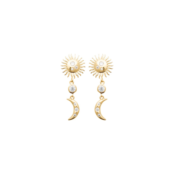 Burren Jewellery 18k gold plate universal beauty earrings