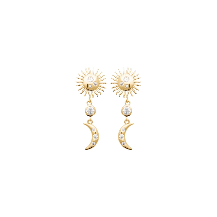 Burren Jewellery 18k gold plate universal beauty earrings