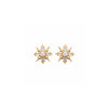 Burren Jewellery 18k gold plate wishing sky earrings
