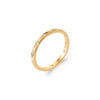 Burren Jewellery 18k gold plate would you let go band ring top