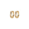 Burren Jewellery 18k gold plate wrapped in desire earrings medium