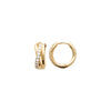 Burren Jewellery 18k gold plate wrapped in desire earrings small side