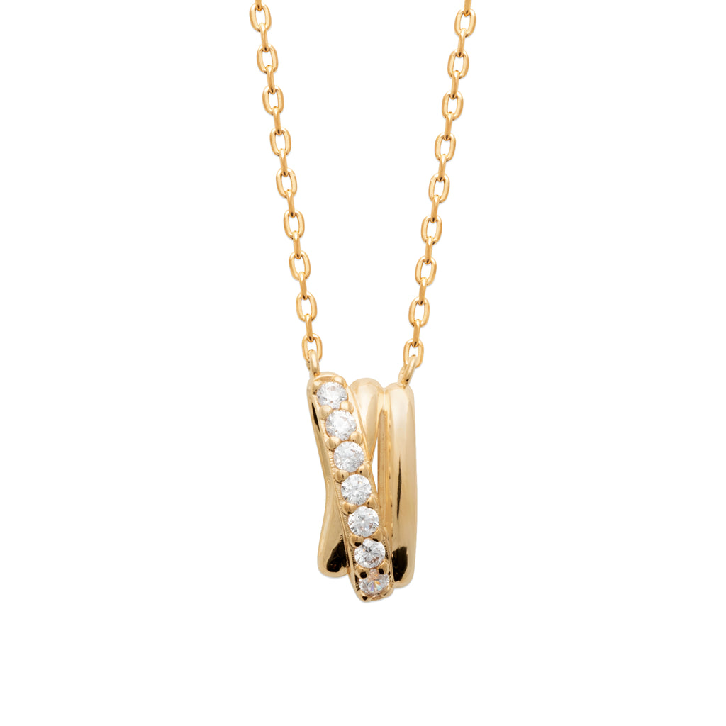 Burren Jewellery 18k gold plate wrapped in desire necklace 1