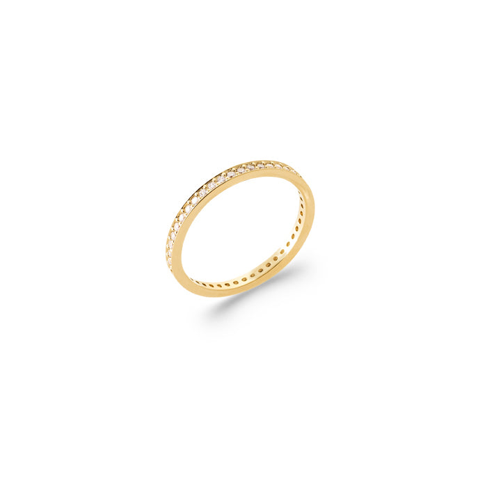 Burren Jewellery 18k gold plate zepheria ring
