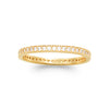 Burren Jewellery 18k gold plate zepheria stacking minimal ring alt