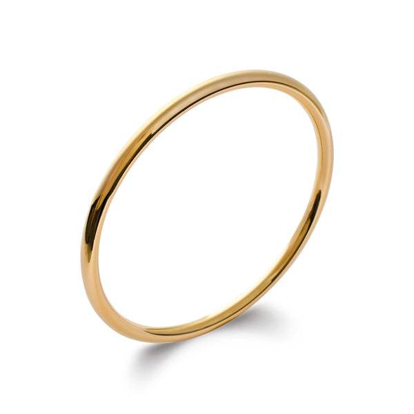 Burren Jewellery 18k gold plated Fashion Slave Bangle angle