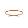 Burren Jewellery 18k gold plated Nitty gritty Bangle top