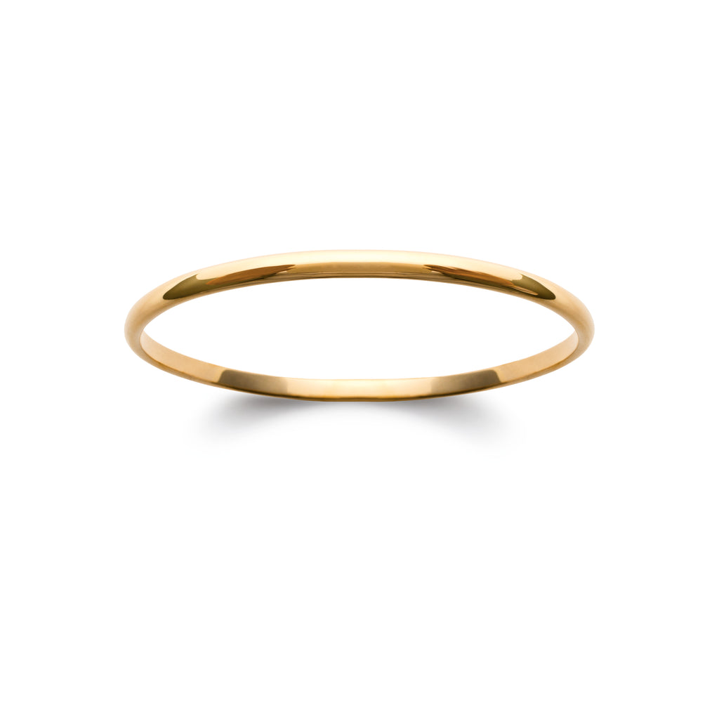 Burren Jewellery 18k gold plated Nitty gritty Bangle top