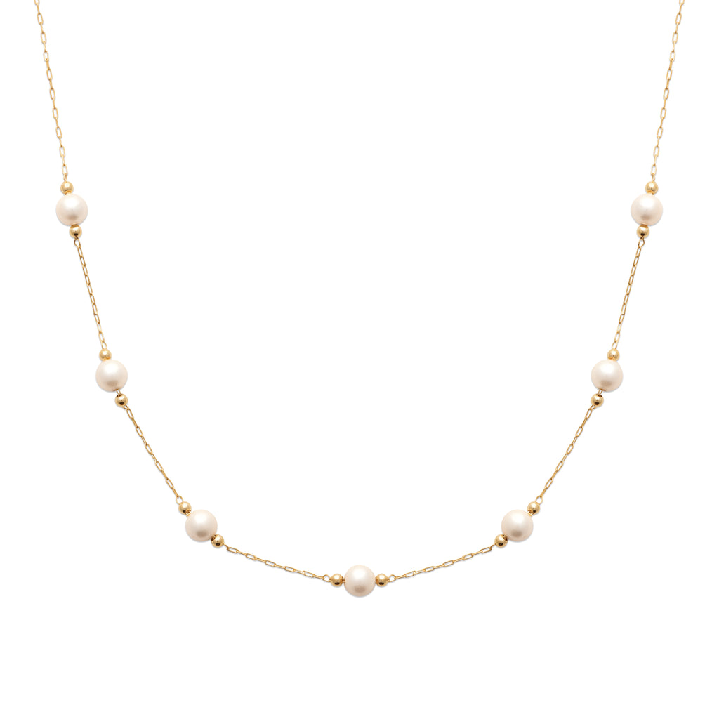 Burren Jewellery 18k gold plated all of you necklace