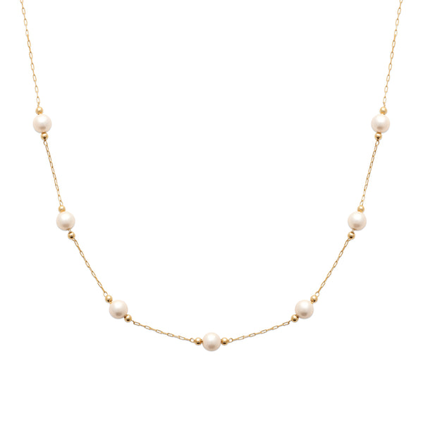 Burren Jewellery 18k gold plated all of you necklace