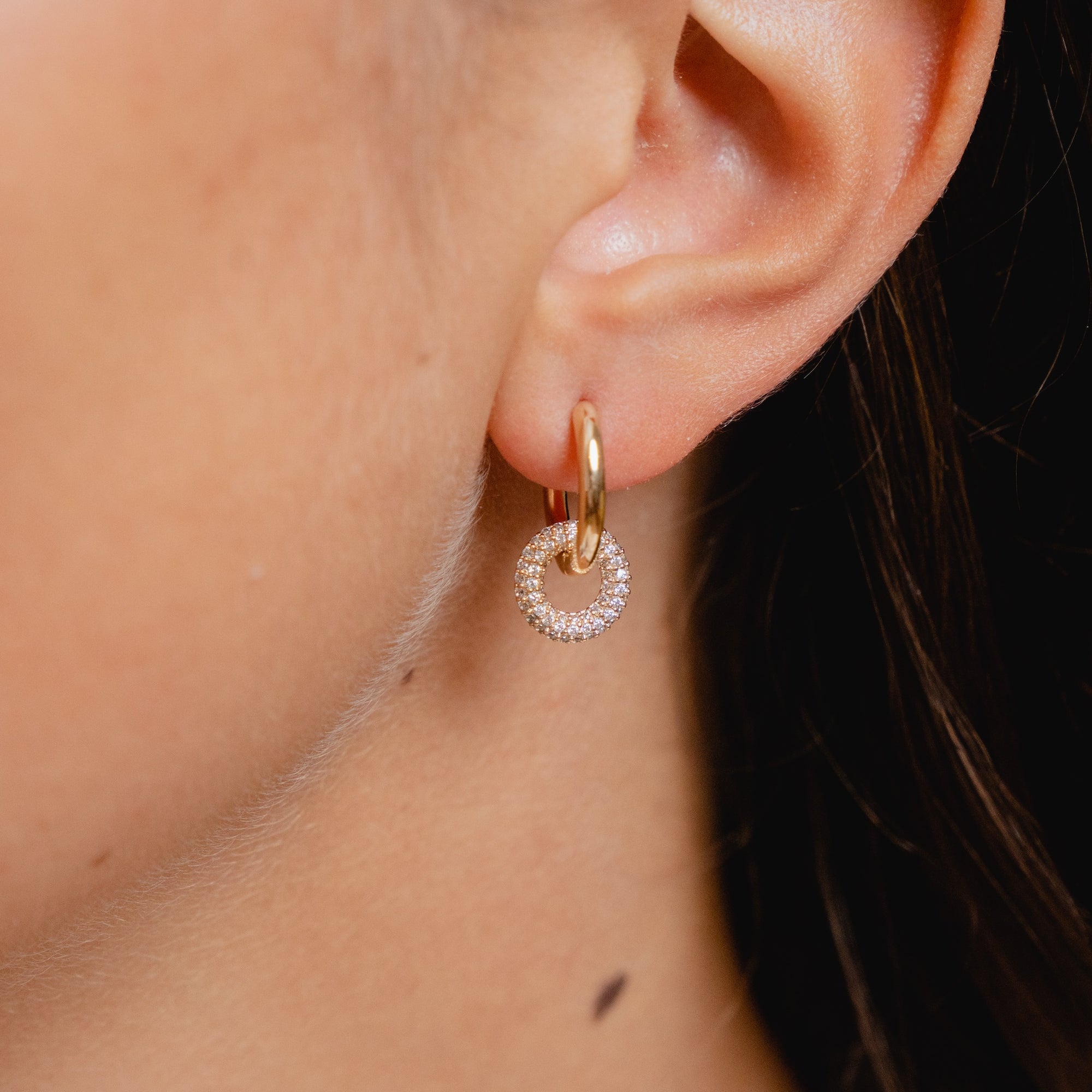 Burren Jewellery 18k gold plated backyard memories earrings