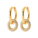 Burren Jewellery 18k gold plated backyard memories earrings