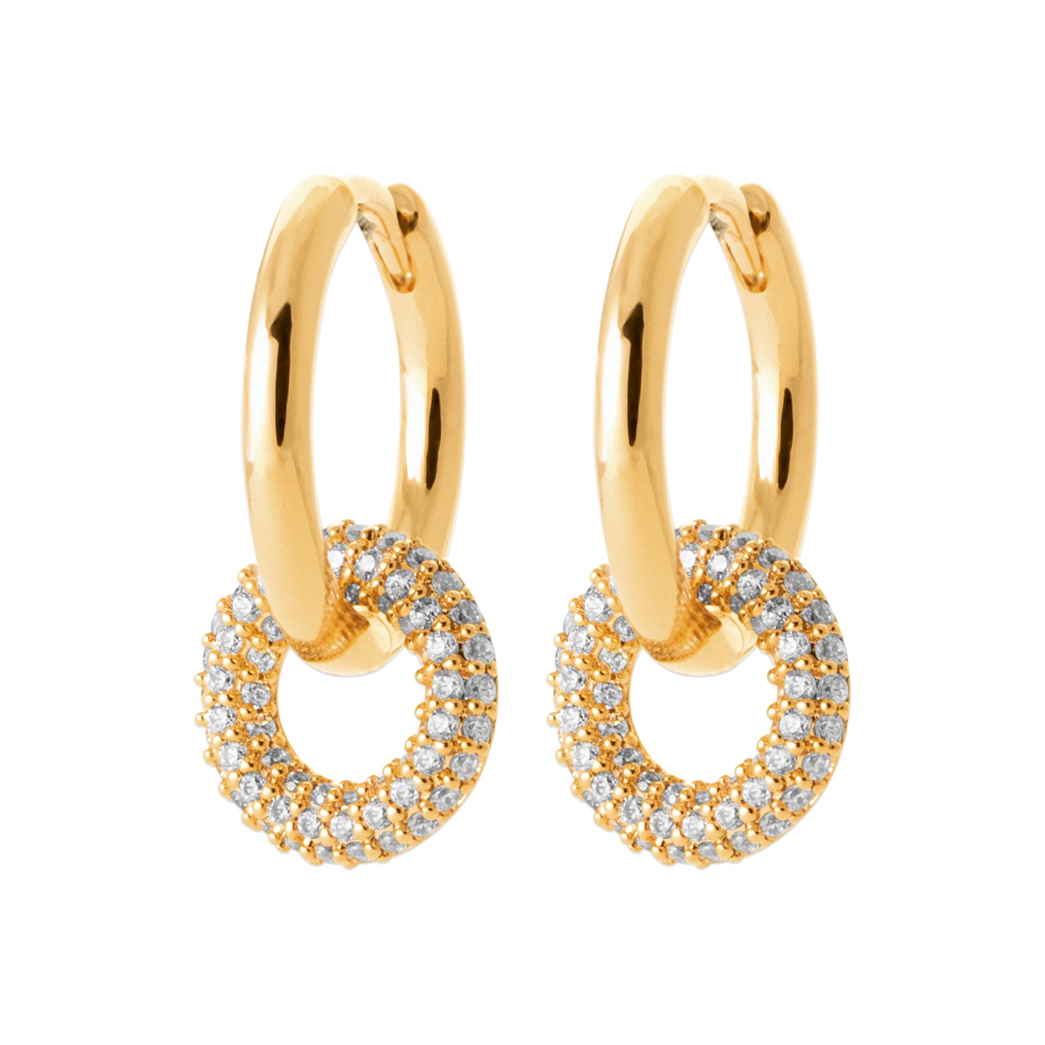 Burren Jewellery 18k gold plated backyard memories earrings