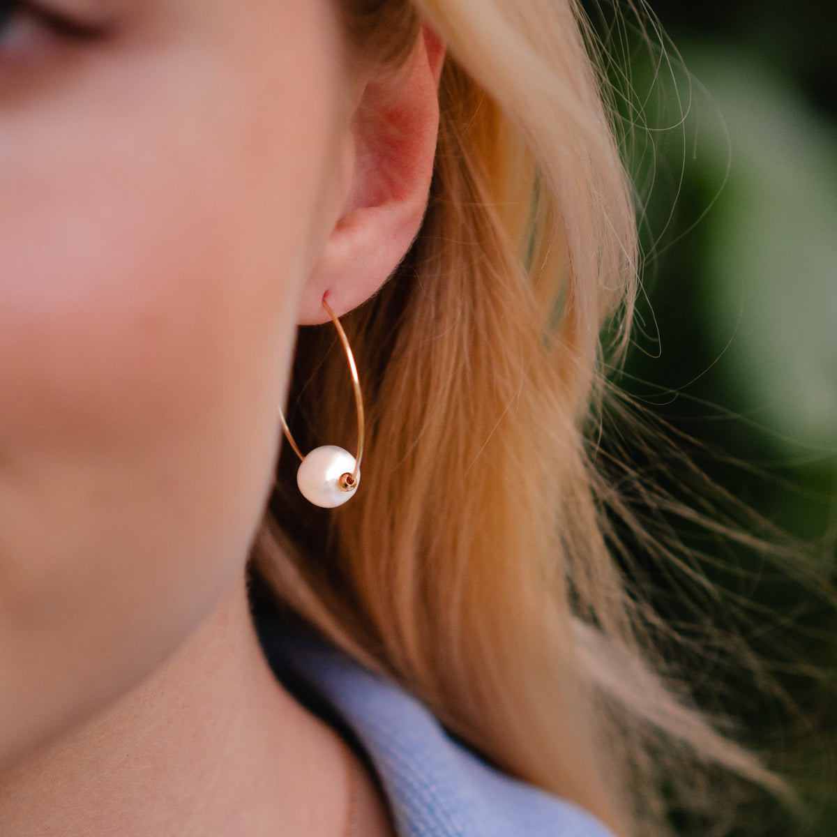 Burren Jewellery 18k gold plated beyond this town earrings model