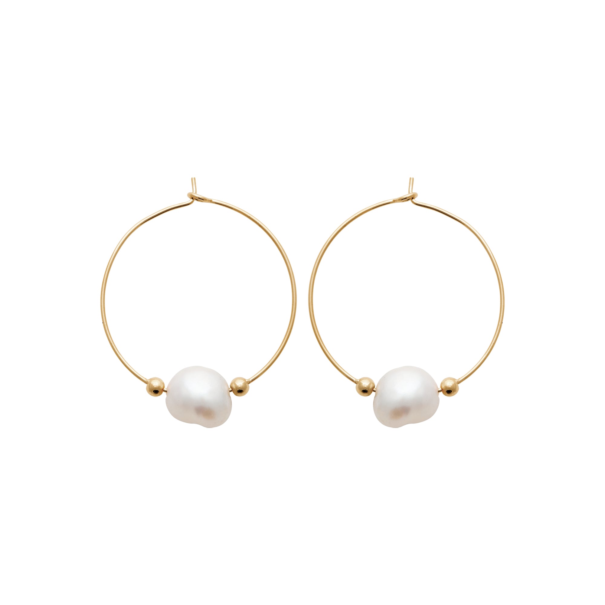 Burren Jewellery 18k gold plated beyond this town earrings angle
