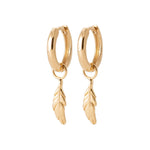 Burren Jewellery 18k gold plated blowing in the wind earrings 1