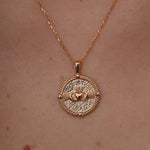 Burren Jewellery 18k gold plated claddagh inspired pendant