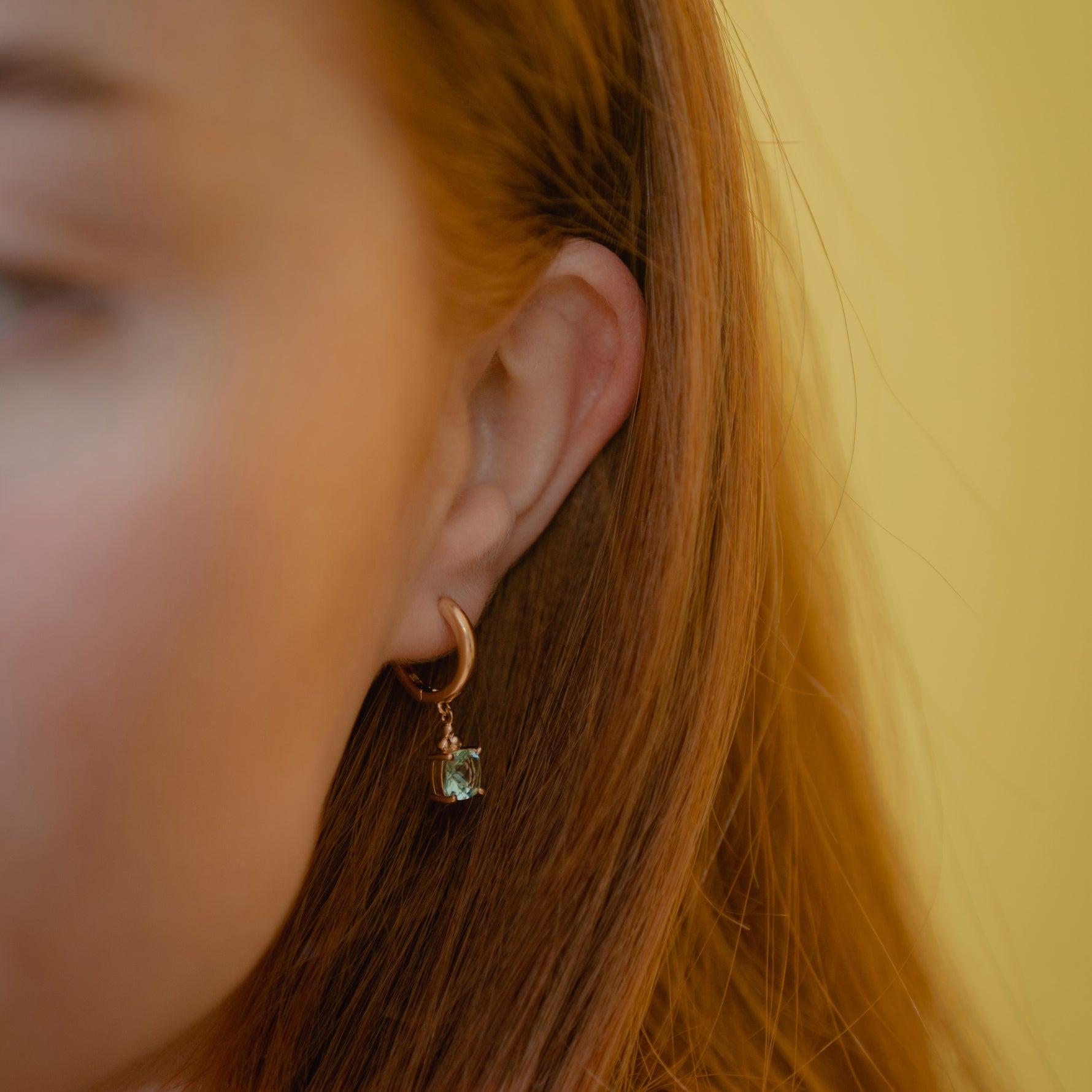 Burren Jewellery 18k gold plated emotions high earrings model