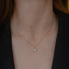 Burren Jewellery 18k gold plated emotions high necklace model