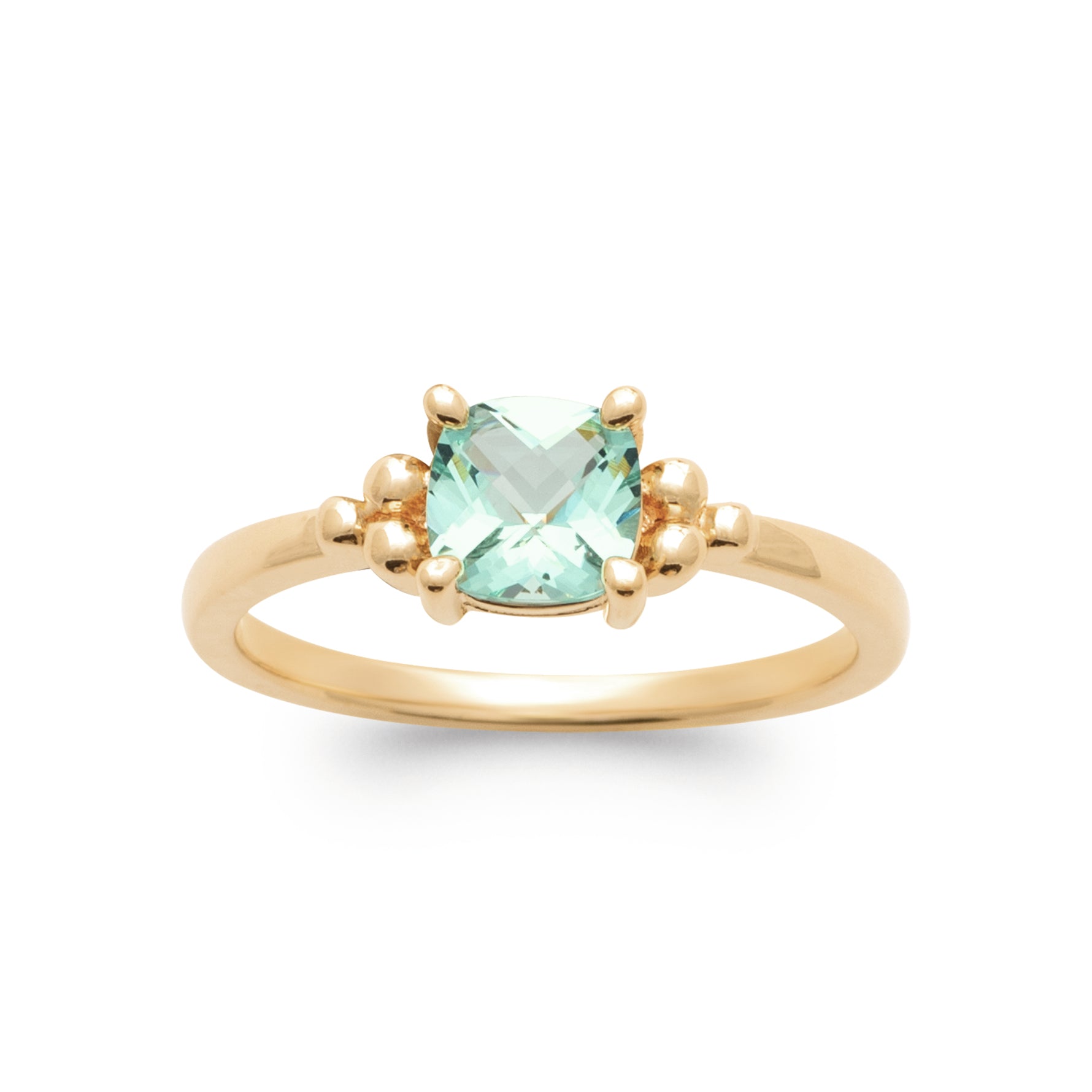 Burren Jewellery 18k gold plated emotions high ring top
