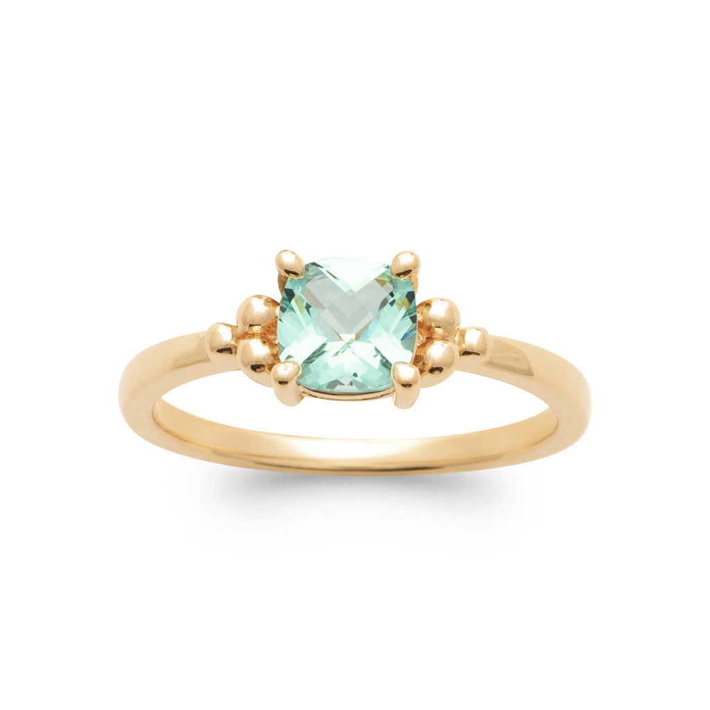 Burren Jewellery 18k gold plated emotions high ring top