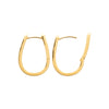 Burren Jewellery 18k gold plated get things right earrings fashion hoops alt