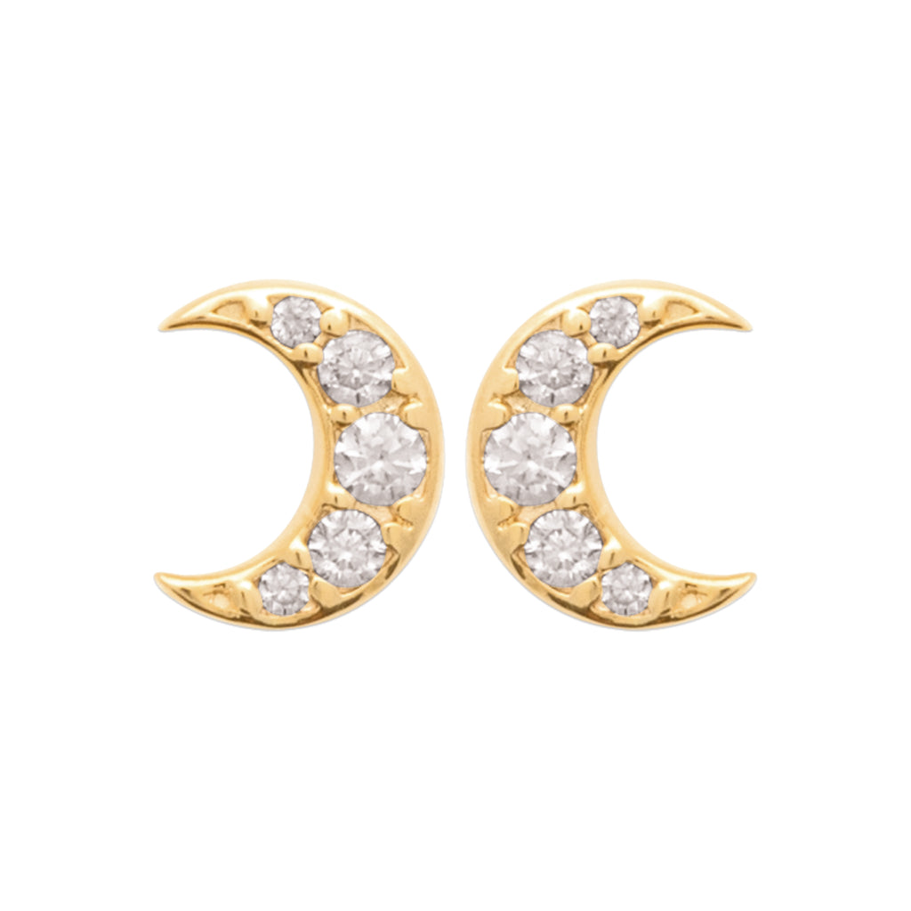 Burren Jewellery 18k gold plated glistening night earrings