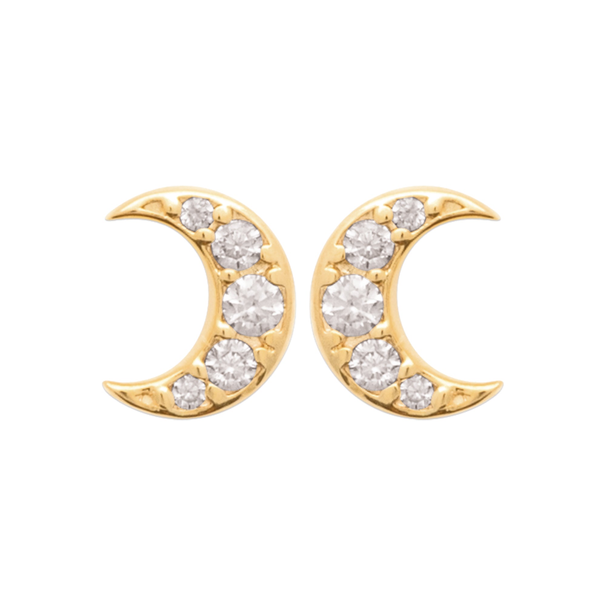 Burren Jewellery 18k gold plated glistening night earrings