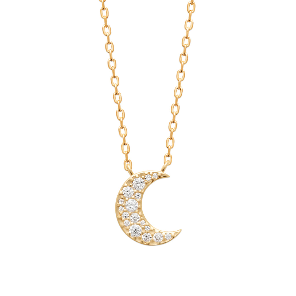 Burren Jewellery 18k gold plated glistening night necklace