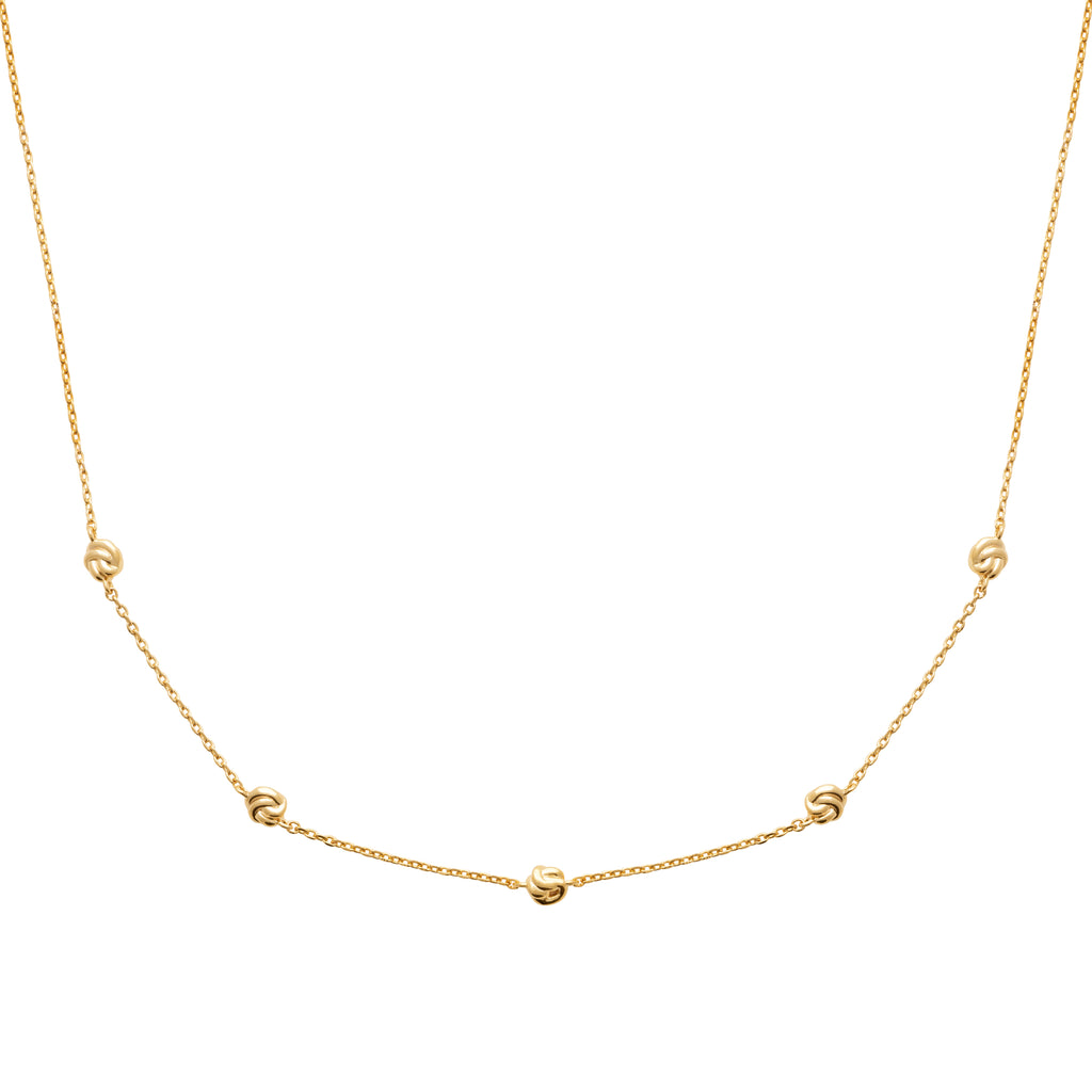 Burren Jewellery 18k gold plated our first touch necklace full 