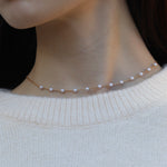Burren jewellery 18k gold plated passion for life pearl necklace model