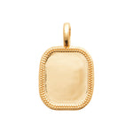 burren jewellery rectangular disk pendant 