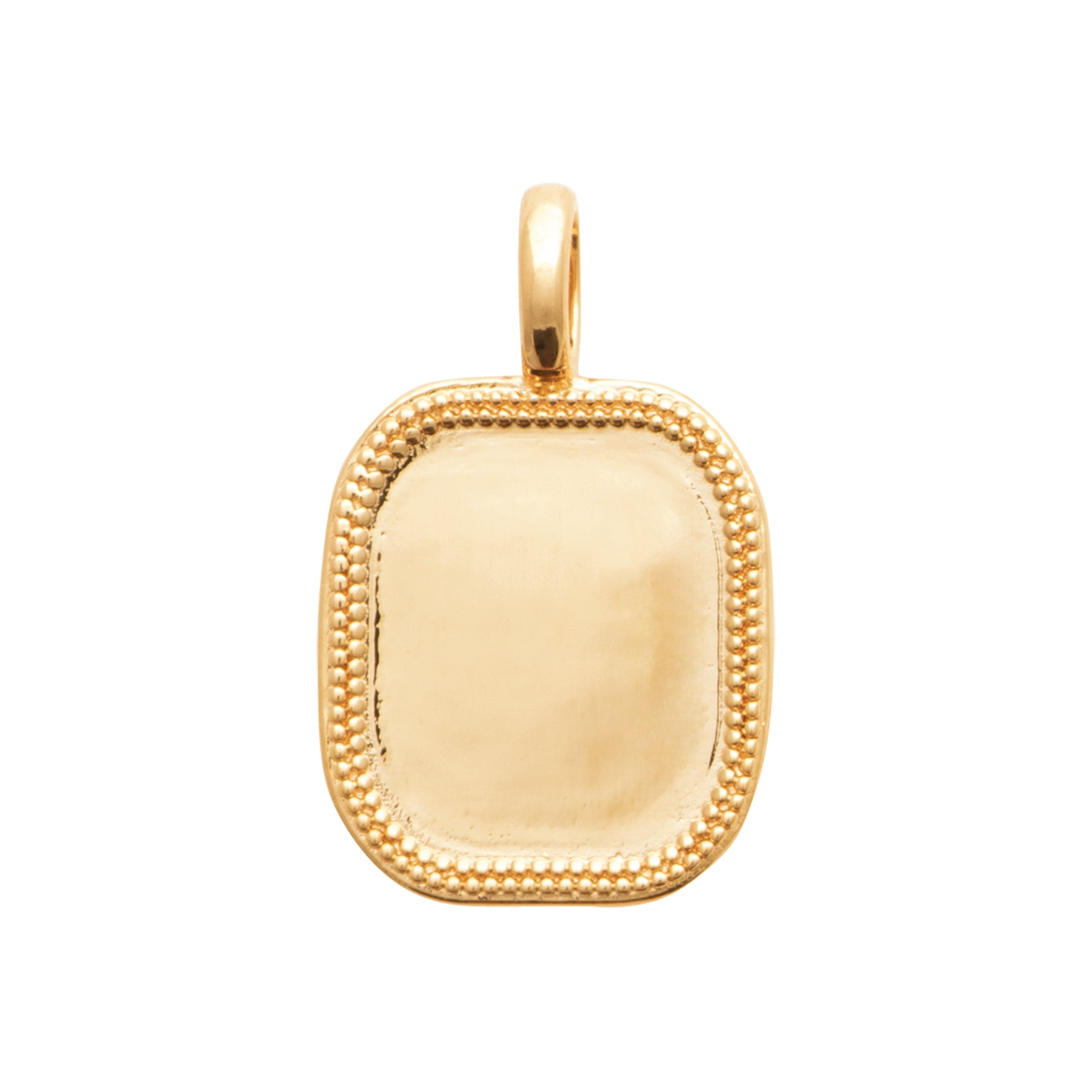 burren jewellery rectangular disk pendant 
