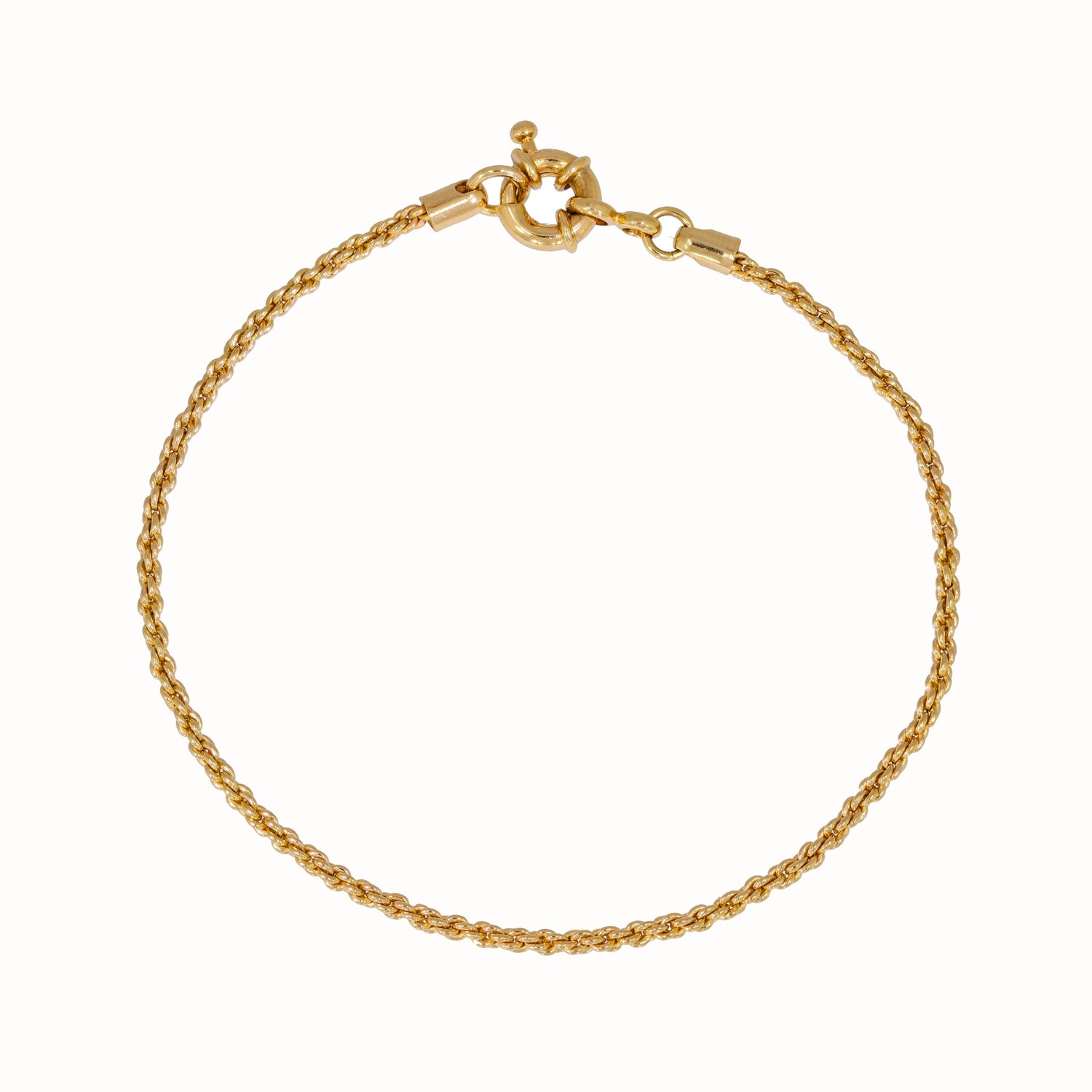 Burren Jewellery 18k gold plated seven wonders chain bracelet full
