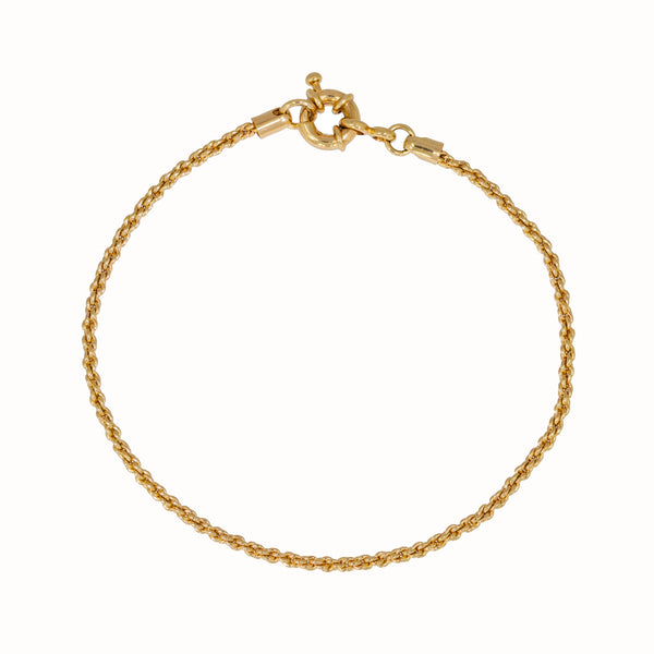 Burren Jewellery 18k gold plated seven wonders chain bracelet full