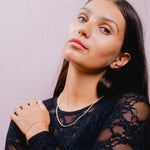 Burren Jewellery 18k gold plate seven wonders chain necklace model full