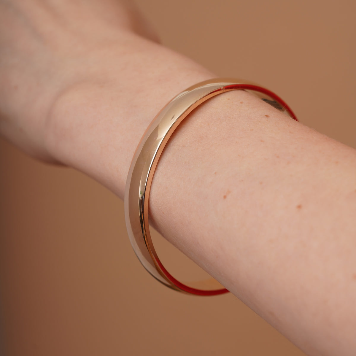 burren jewellery 18k gold plated statement bangle  