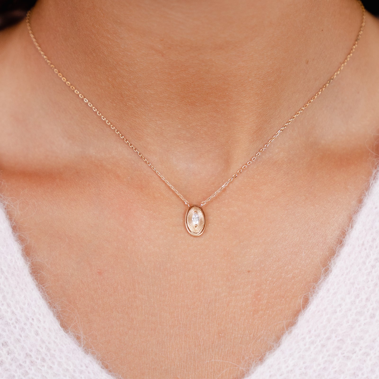 Burren Jewellery 18k gold plated sweet dreams necklace