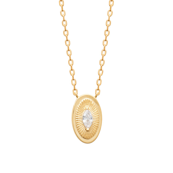 Burren Jewellery 18k gold plated sweet dreams necklace