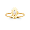 Burren Jewellery 18k gold plated sweet dreams ring