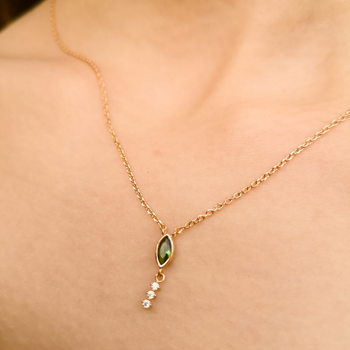 Burren Jewellery 18k gold plated until next time necklace