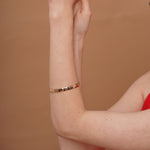 burren jewellery 18k gold plated vintage classic clasp bangle