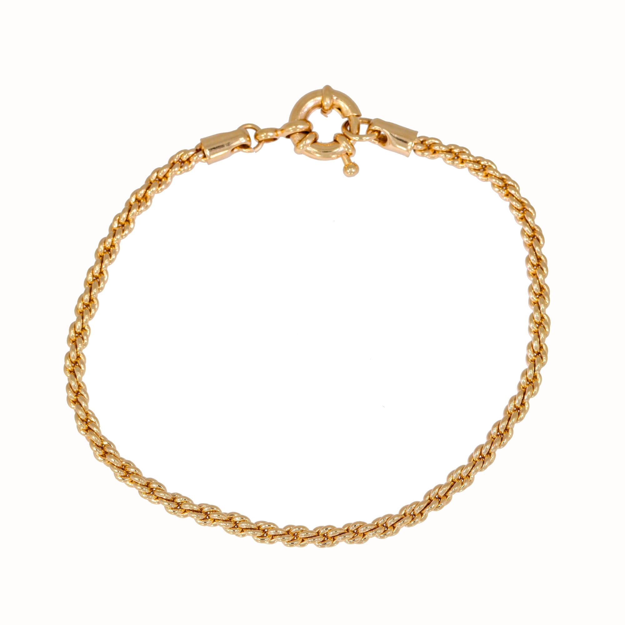 Burren Jewellery 18k gold plated won't let you go chain bracelet full