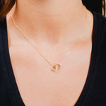 Burren Jewellery 18k gold plate yelena necklace model