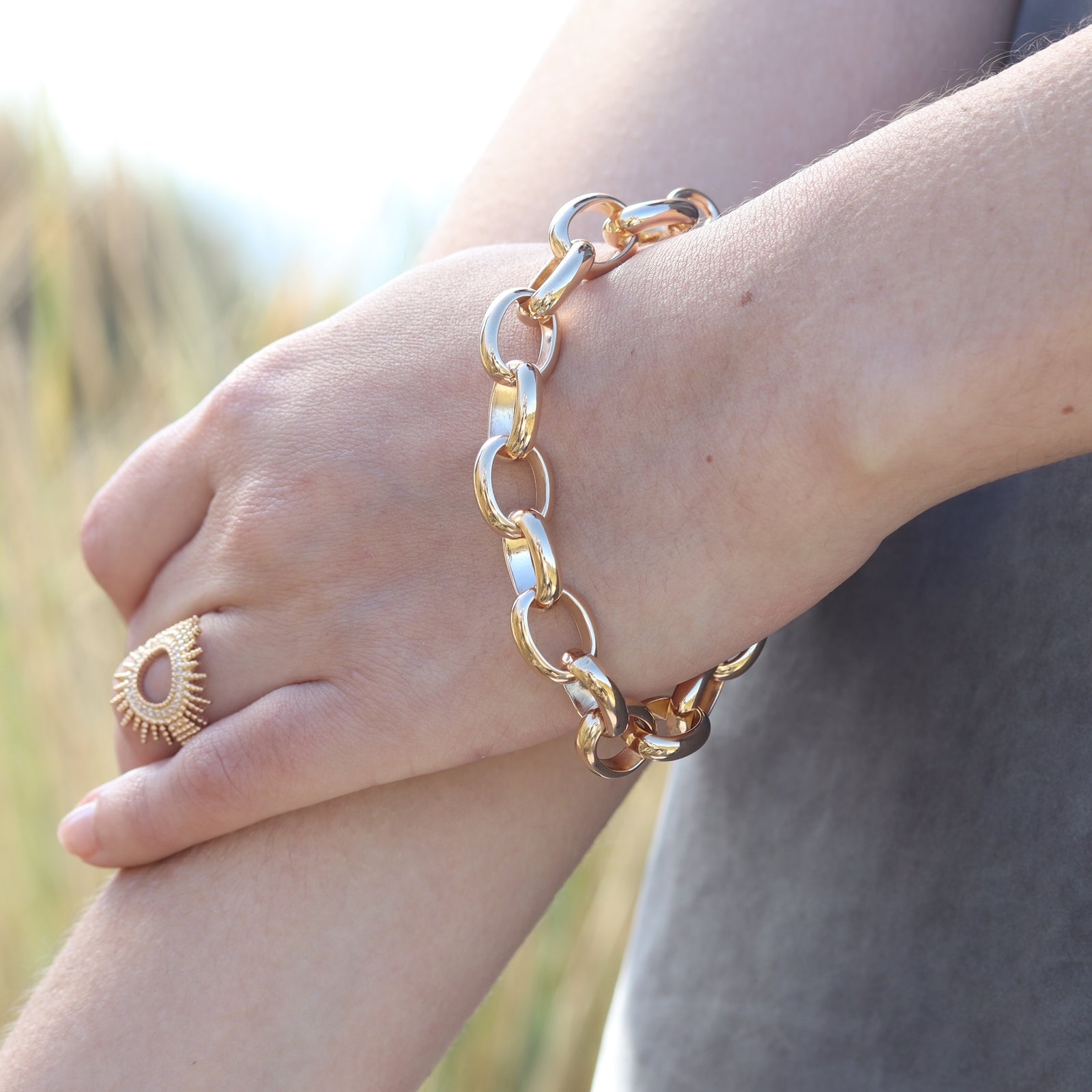 Burren Jewellery 18k gold what she's doing now bracelet