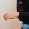 Burren Jewellery 18k tough without you bracelet model alt