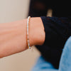 Burren Jewellery 18k tough without you bracelet model close